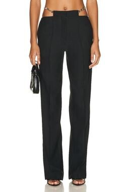 Aya Muse Tailored Black Rivu Trousers Size XS